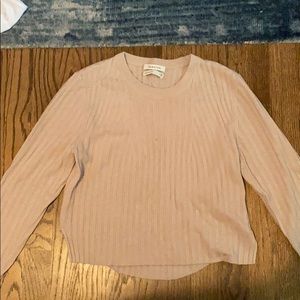 Sweater crop top
